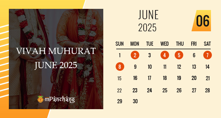 Vivah Muhurat in June 2025